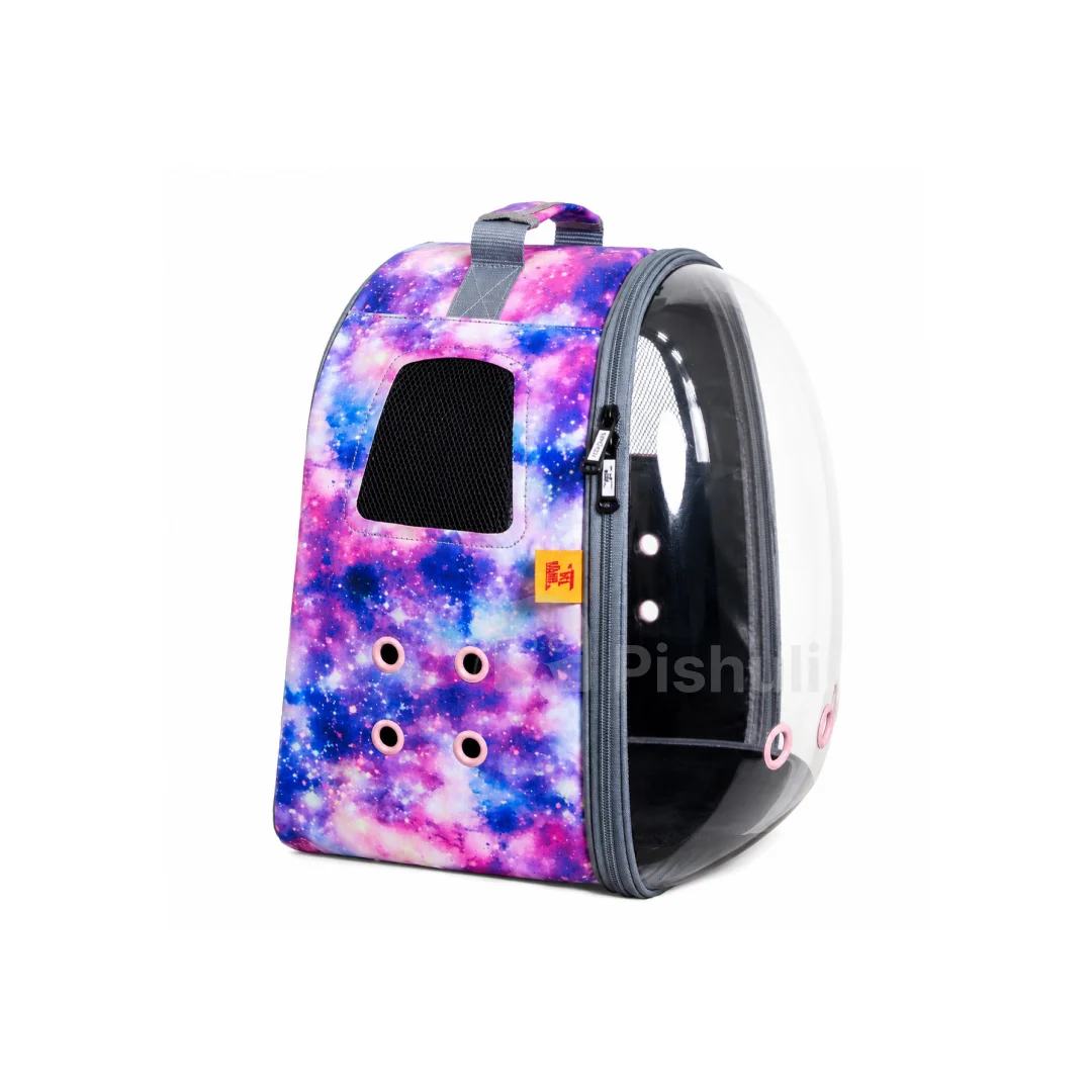 کوله حمل بزرگ حیوانات خانگی با طلق شفاف - image 5